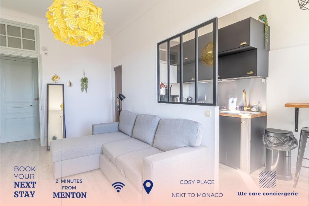 Charming Studio In The Heart Of מנטון מראה חיצוני תמונה